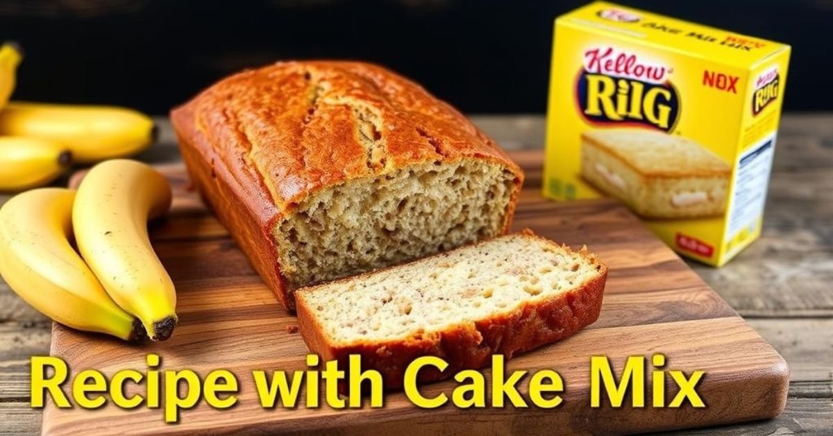 Banana Bread Recipe with Cake Mix